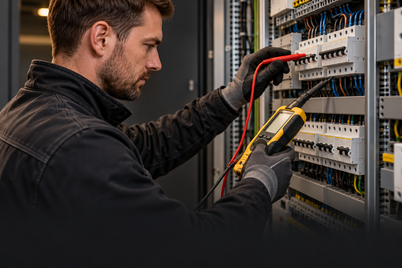 Elektrische Anlagenprüfung mit einem Messgerät